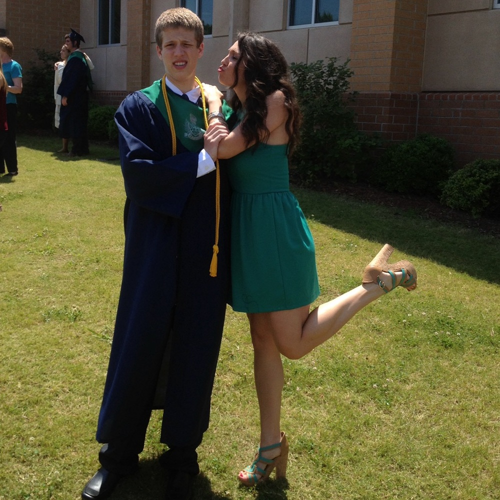 BCBG Platform Teal & Cognac Summer Wedges Sz 7.5 - Picture 6 of 6